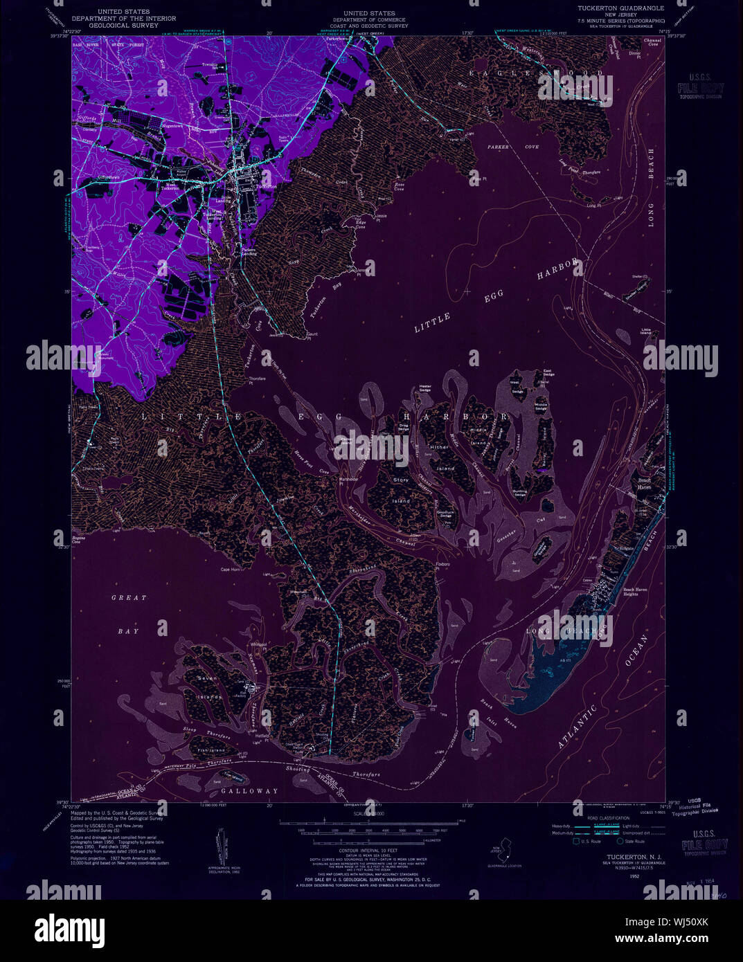 Map of tuckerton hires stock photography and images Alamy