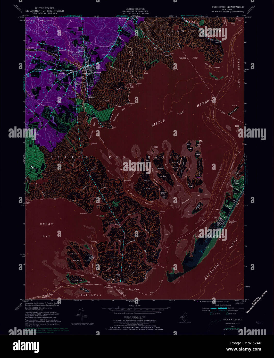 Map of tuckerton hires stock photography and images Alamy