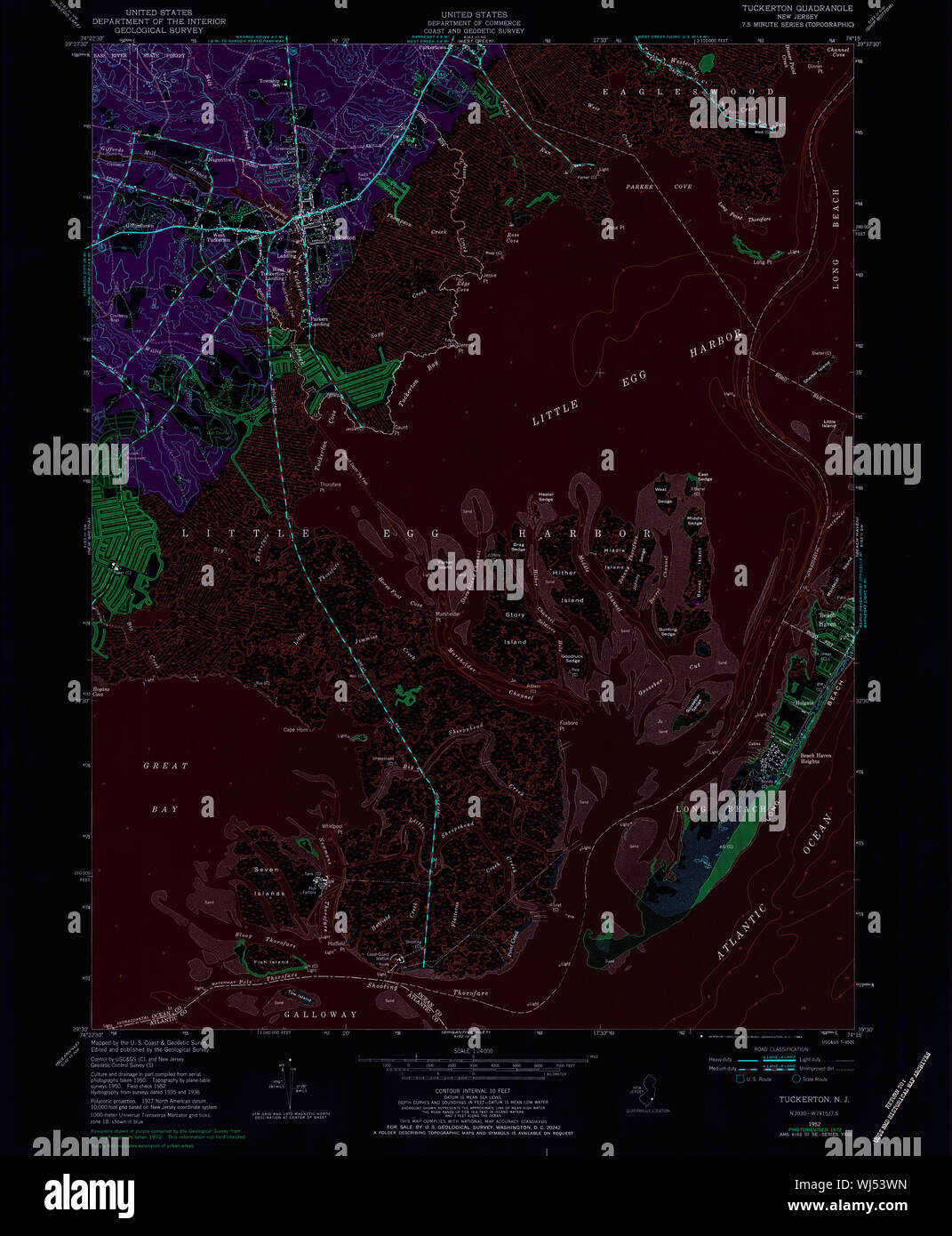 Map of tuckerton hires stock photography and images Alamy