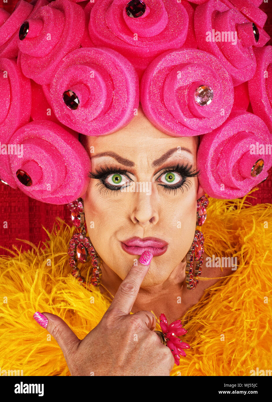 Cross dressing man hires stock photography and images Alamy