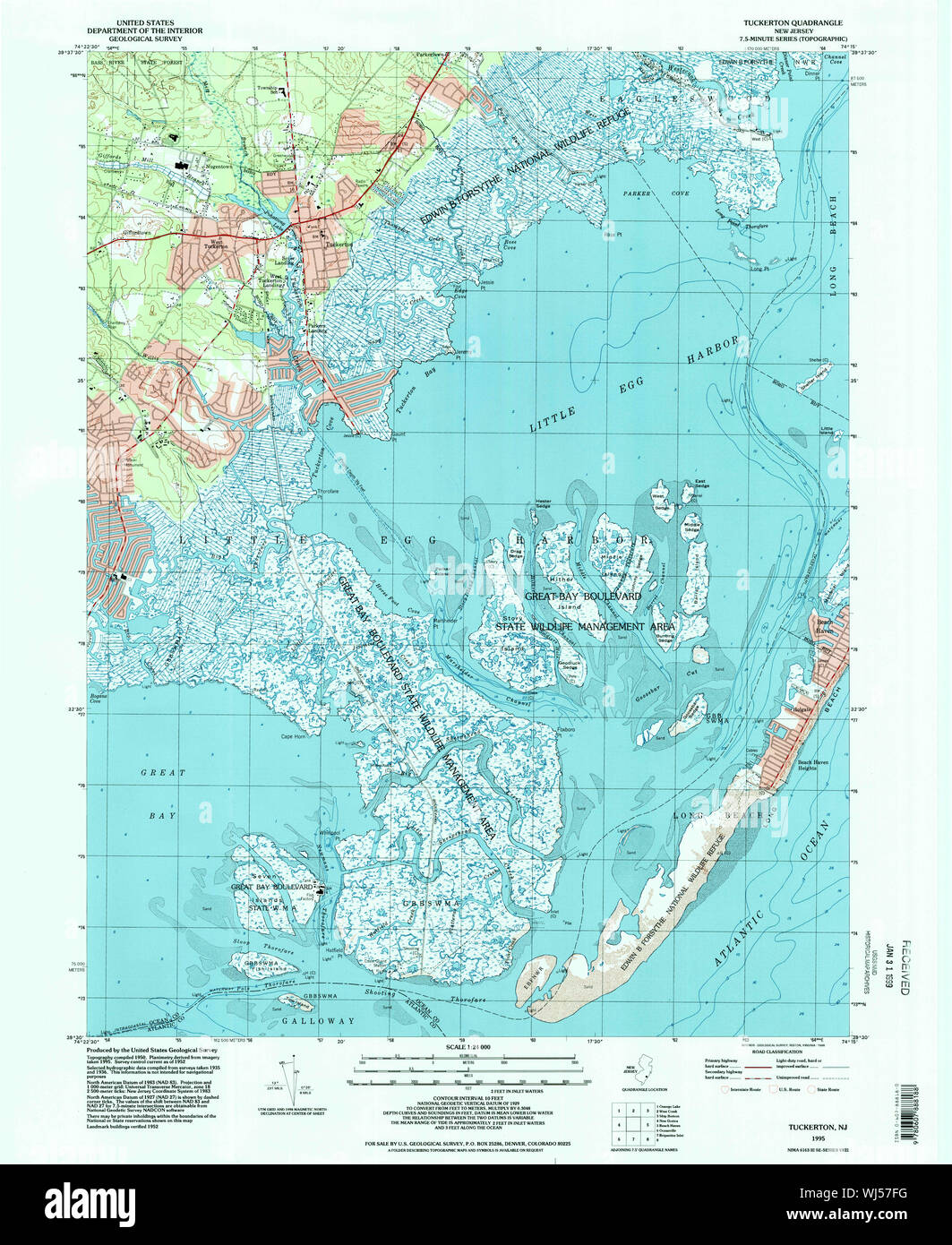 Map of tuckerton hires stock photography and images Alamy