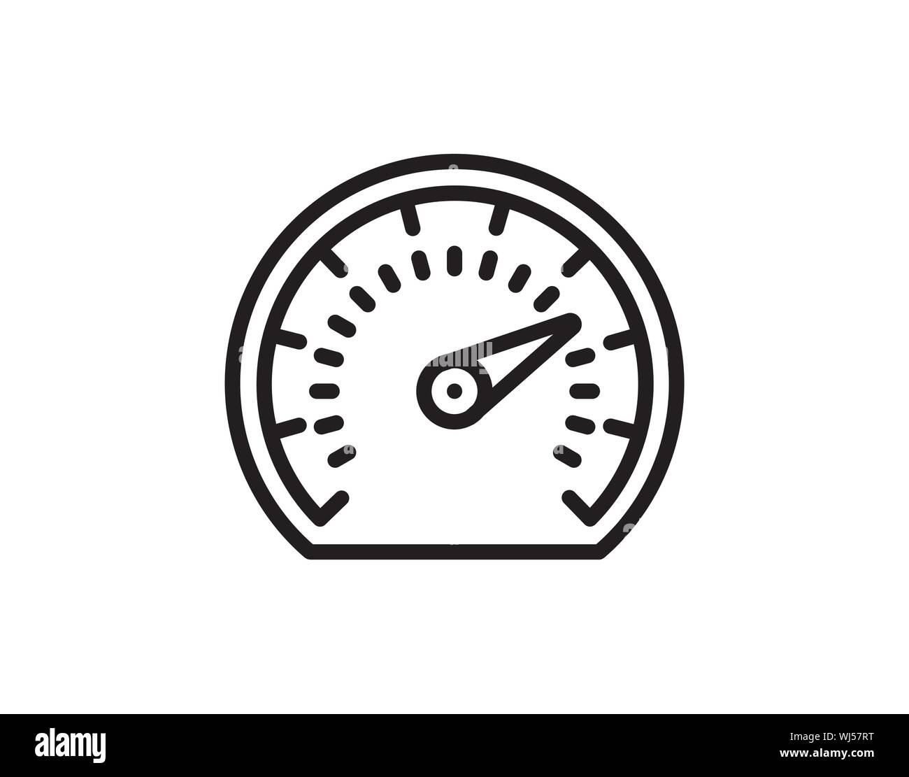 Speedometer icon vector image Stock Vector Image & Art Alamy