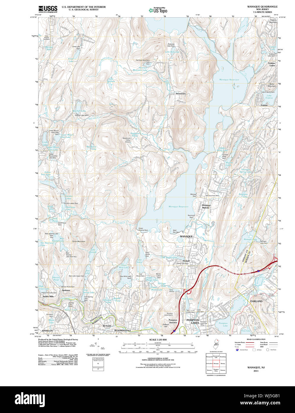 Wanaque map Cut Out Stock Images & Pictures Alamy