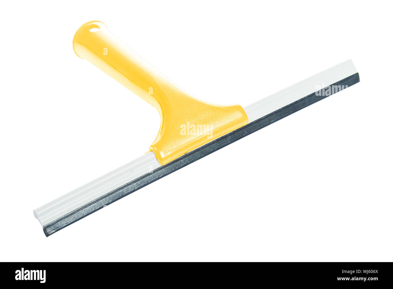 an yellow window squeegee isolated Stock Photo Alamy