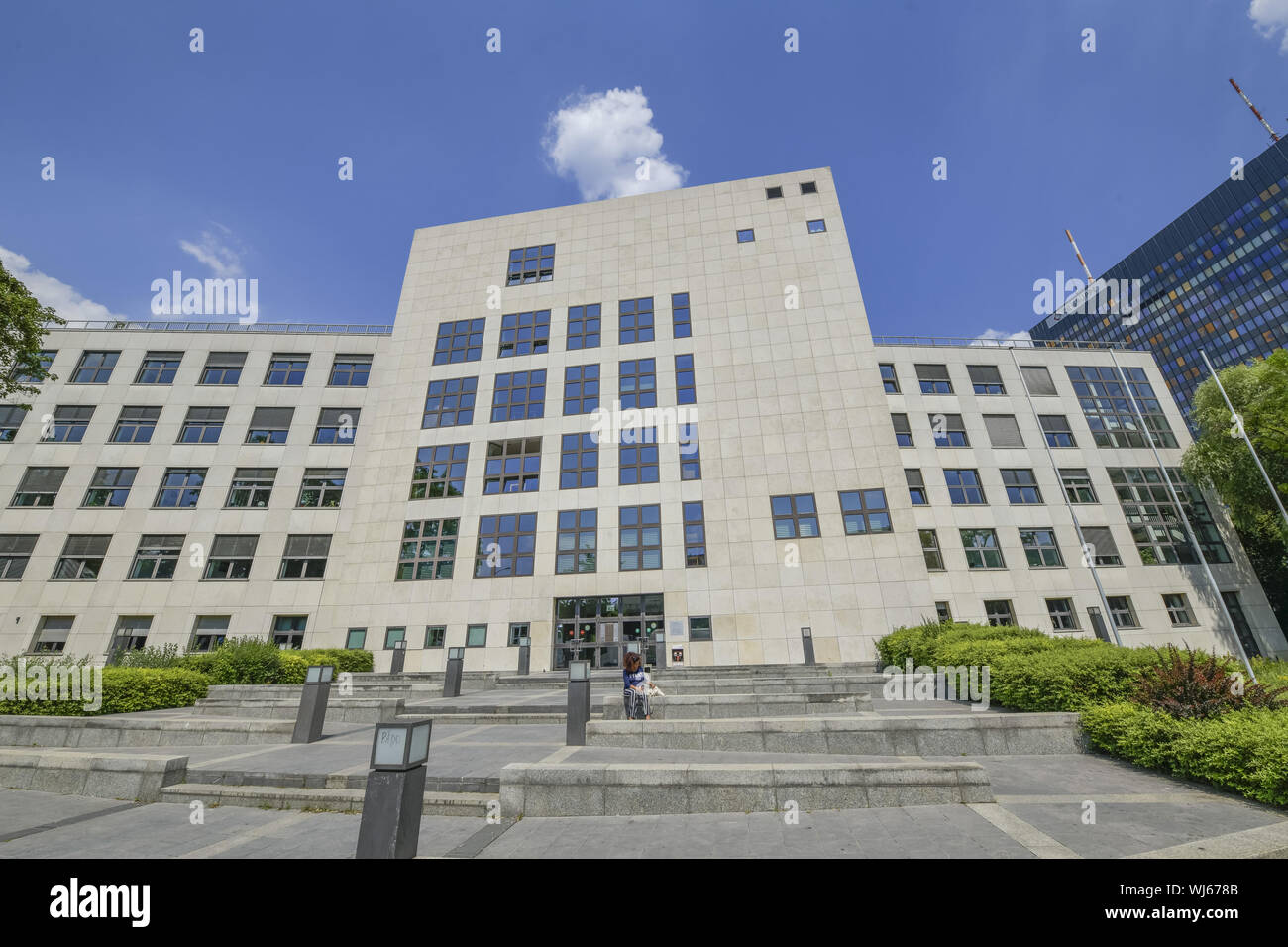 District court, district court Tempelhof-Kreuzberg, view, architecture, Outside, Outside, outside view, outside view, Berlin, Germany, family court, F Stock Photo