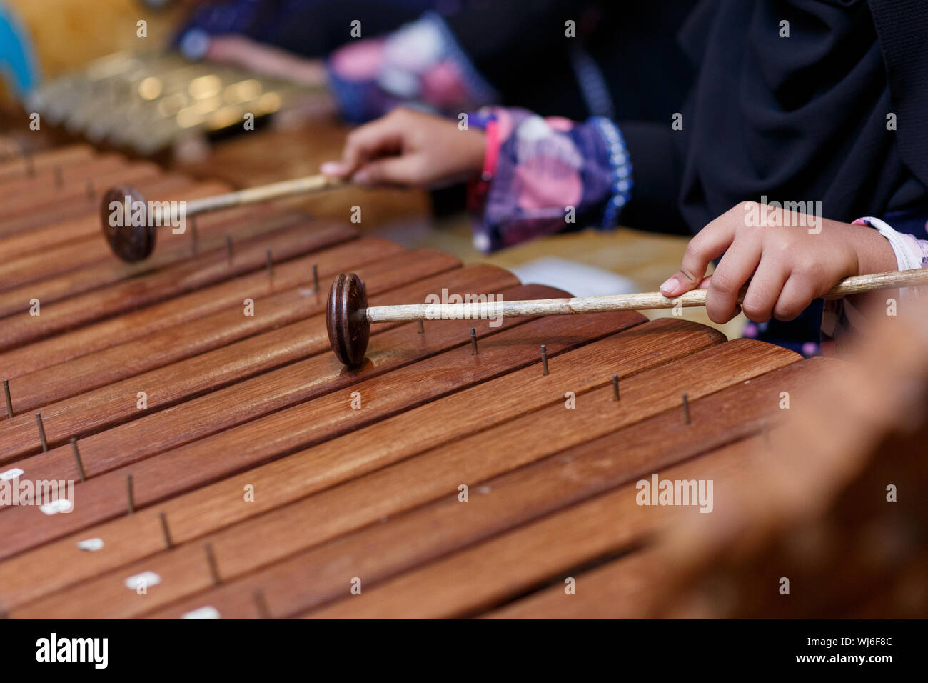 Playing the xylophone hires stock photography and images Alamy