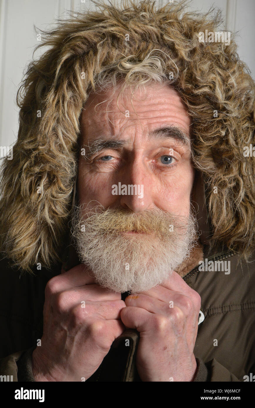 www.jonsavagephotography.com 22ND JAN 2014 PAISLEY BORN ARTIST AND PLAYWRIGHT JOHN BYRNE PHOTOGRAPHED AT HIS HOME IN EDINBURGH Stock Photo