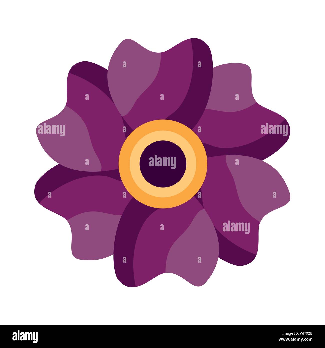Isolated flower ornament design Stock Vector Image & Art - Alamy