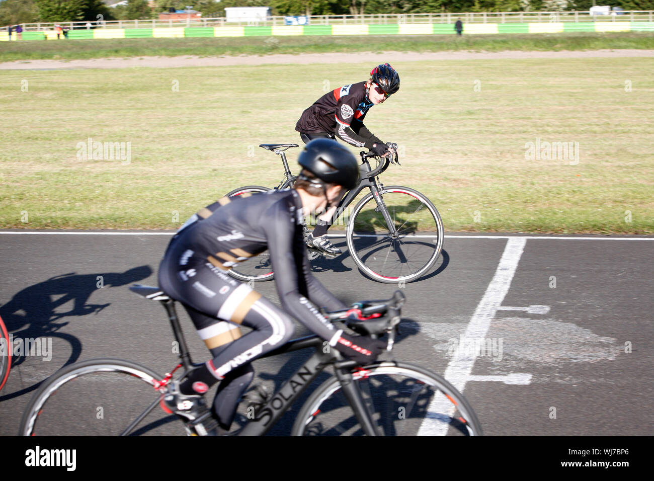 Croft Cycle circuit near Darlington Stock Photo - Alamy