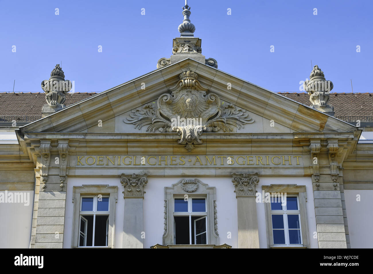 Berlin, Germany, view, Outside, Outside, outside view, outside view, Charlottenburg, Charlottenburger, Charlottenburg-Wilmersdorf, district court, dis Stock Photo