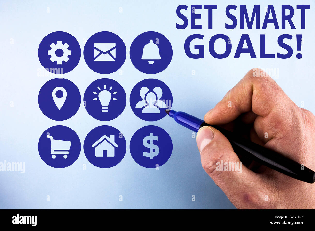 Conceptual Hand Writing Showing Set Smart Goals Concept Meaning List To Clarify Your Ideas Focus Efforts Use Time Wisely Male Designing Layout Presen Stock Photo Alamy Conceptual Hand Writing Showing Set Smart Goals Concept Meaning List To Clarify Your Ideas Focus Efforts Use Time Wisely Male Designing Layout Presen Stock Photo Alamy