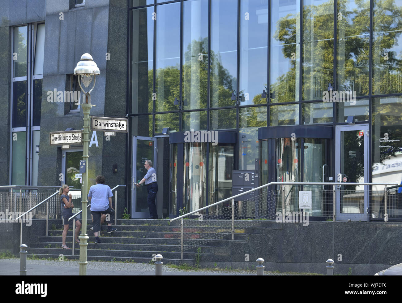 View, Outside, Outside, outside view, outside view, Berlin, Charlottenburg, Charlottenburger, Charlottenburg-Wilmersdorf, Darwinstrasse, Darwinstrasse Stock Photo