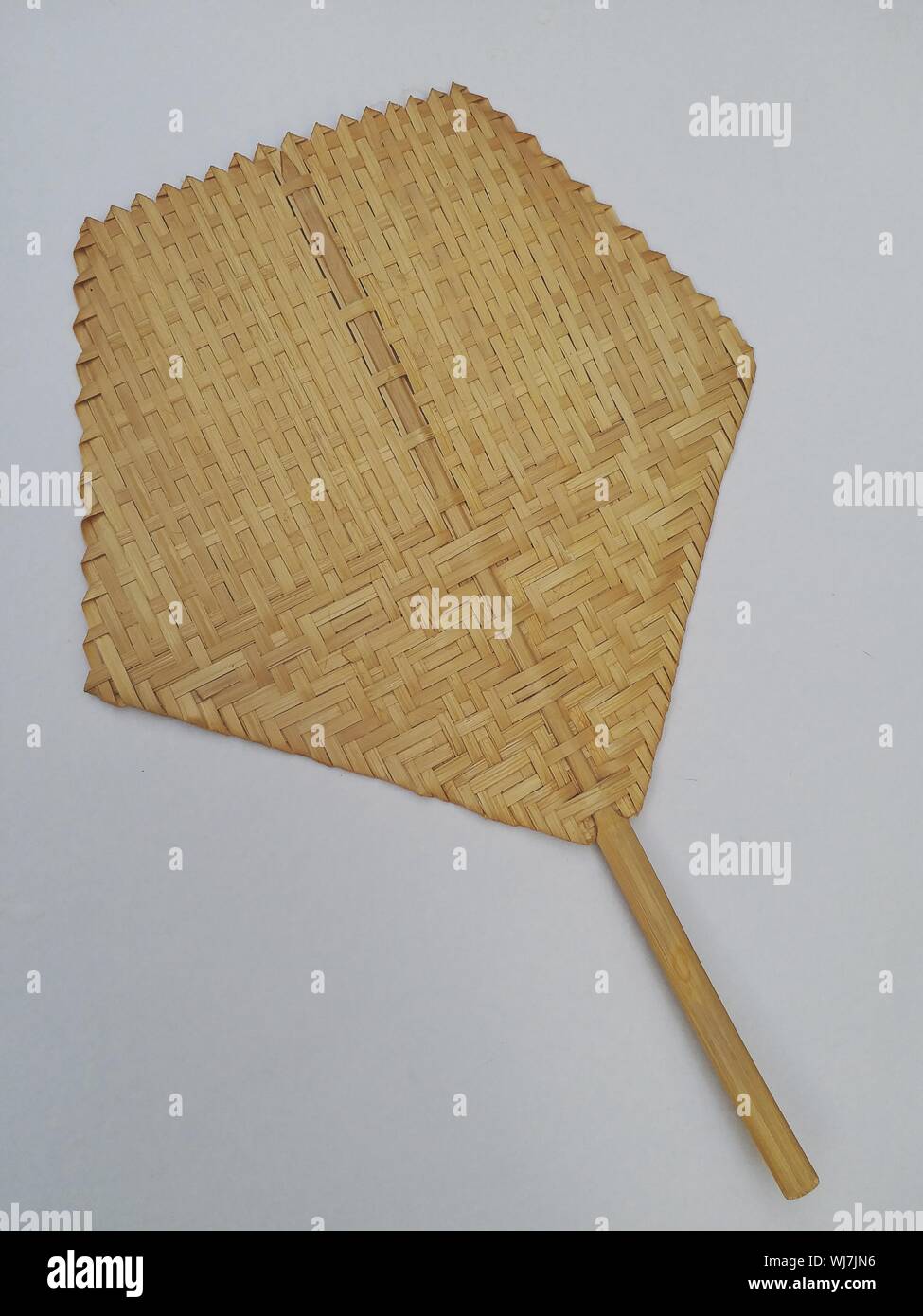 wicker hand fan