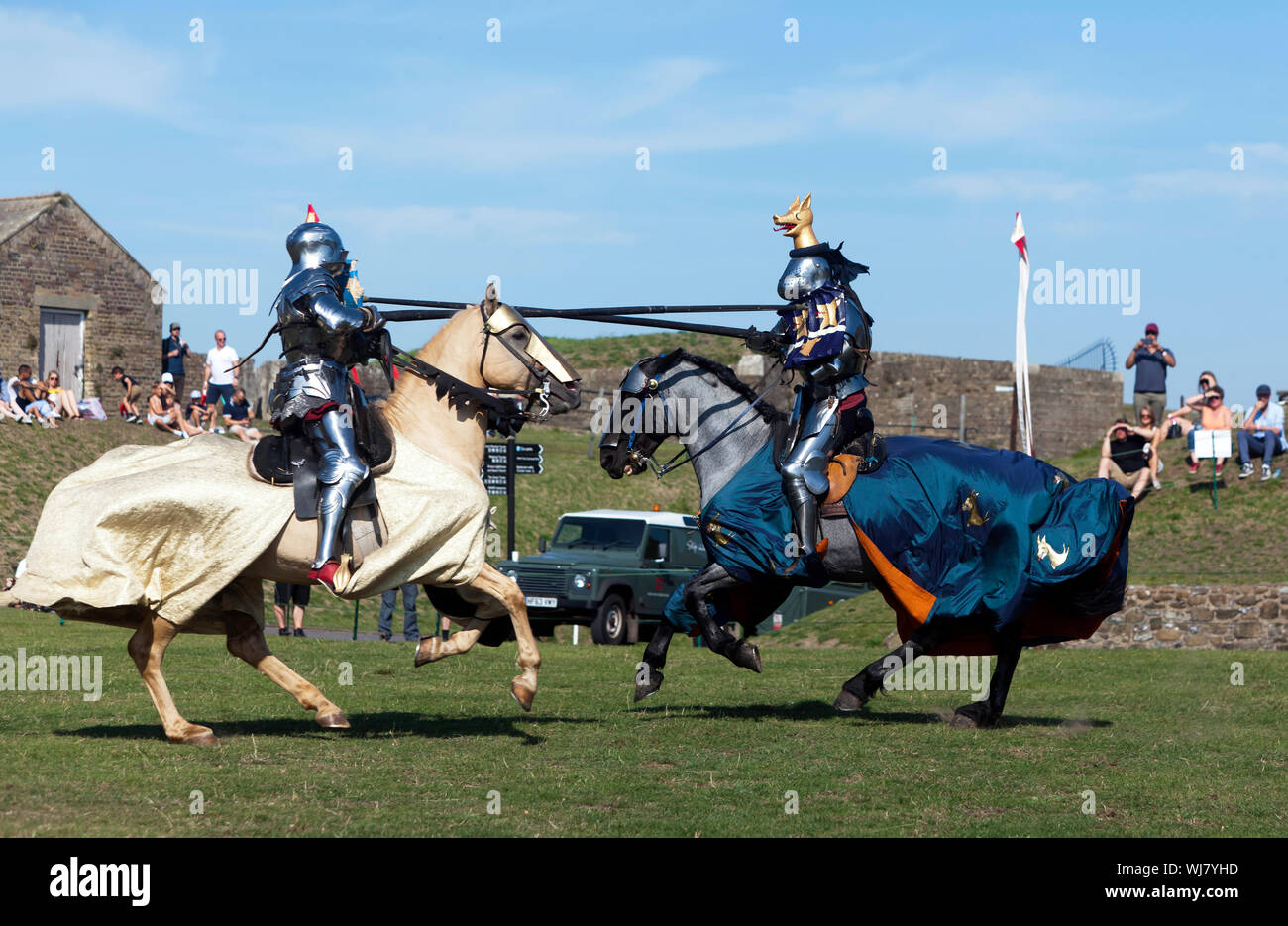 Mounted Knights in Armour , taking part in a Joust: The Battle for Good ...