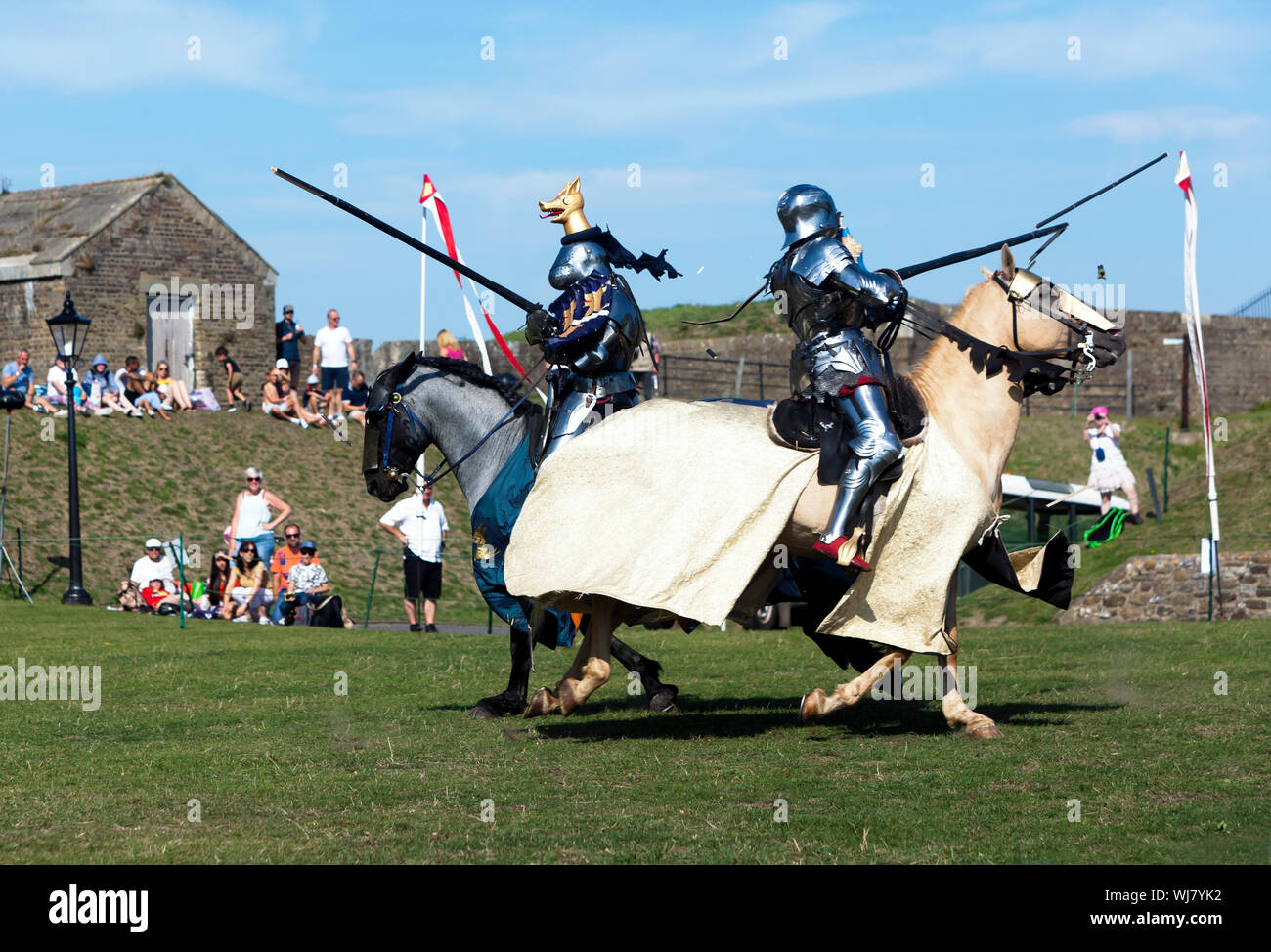 Mounted Knights in Armour , taking part in a Joust: The Battle for Good ...
