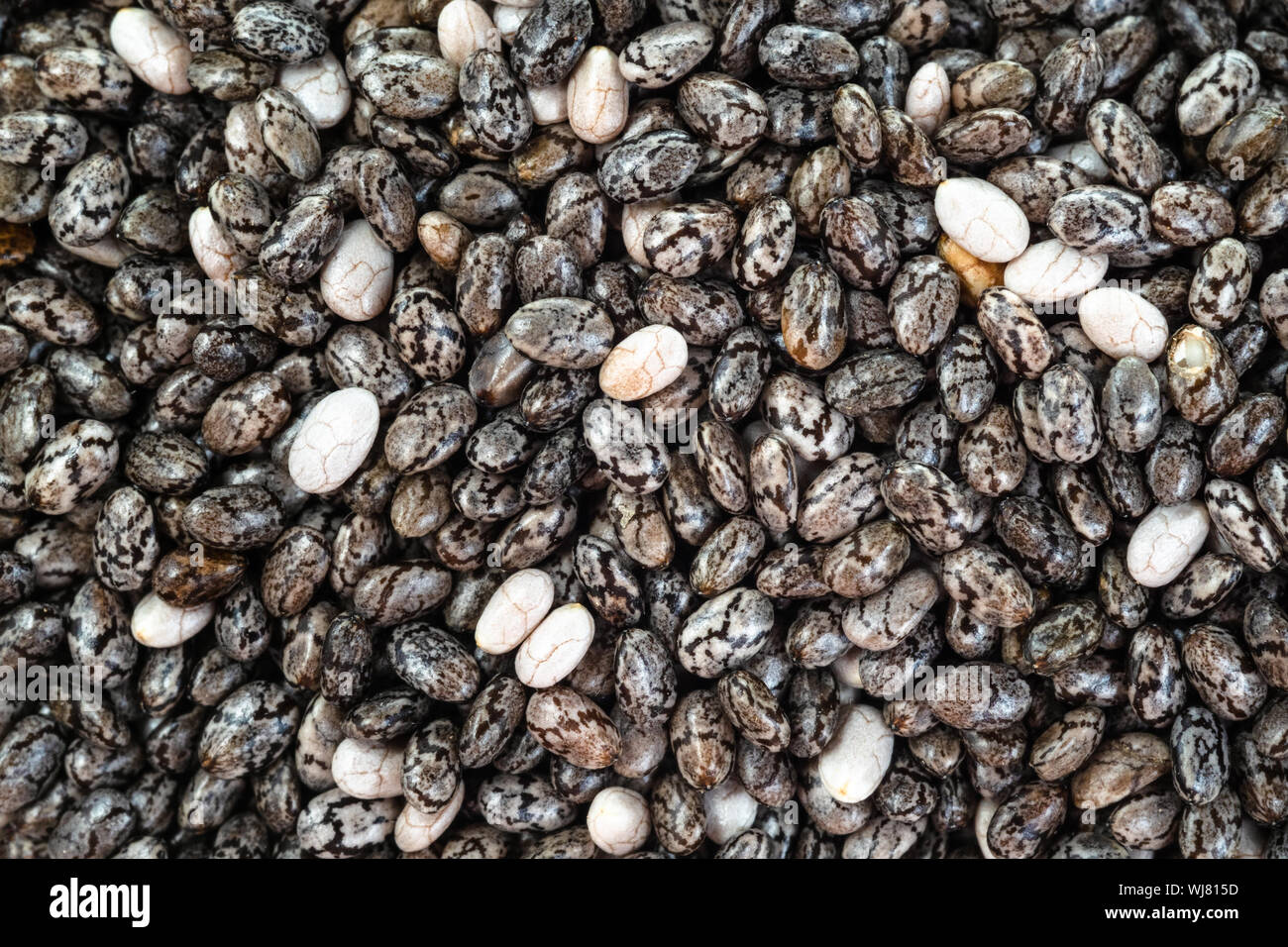 background from many dried Chia seeds close-up Stock Photo - Alamy