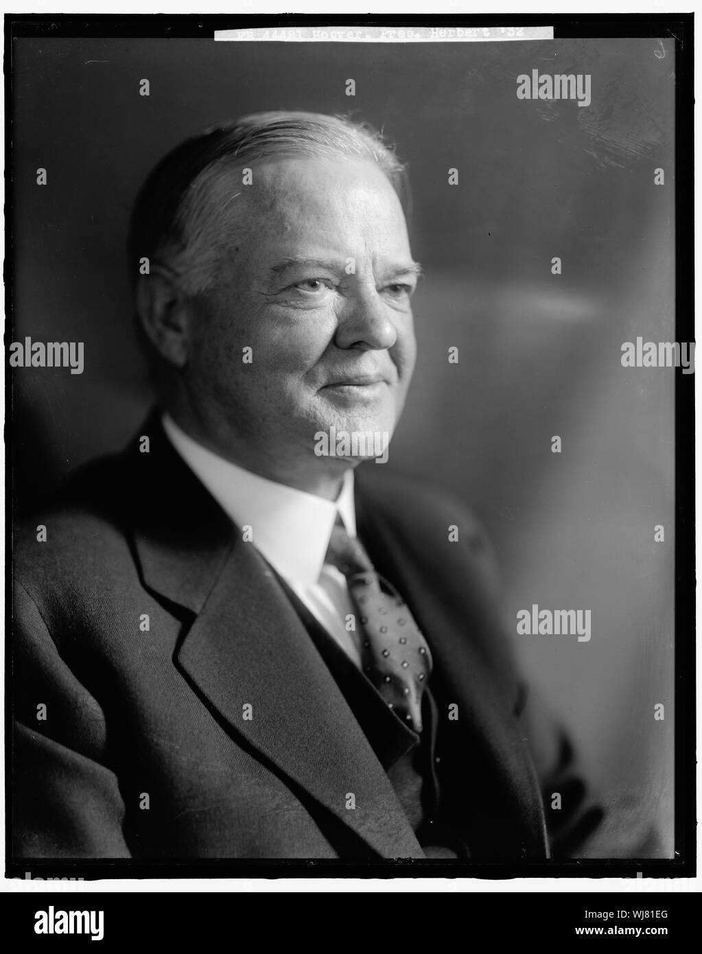 HOOVER, HERBERT C Stock Photo Alamy