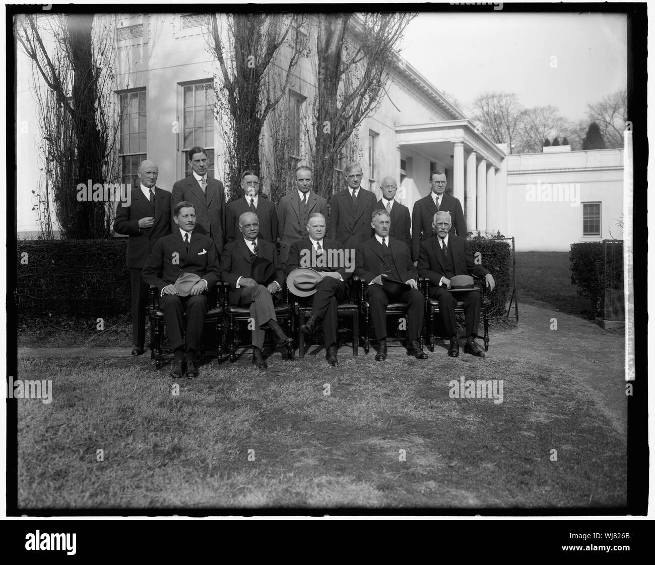 HOOVER, HERBERT C. WITH Stock Photo Alamy