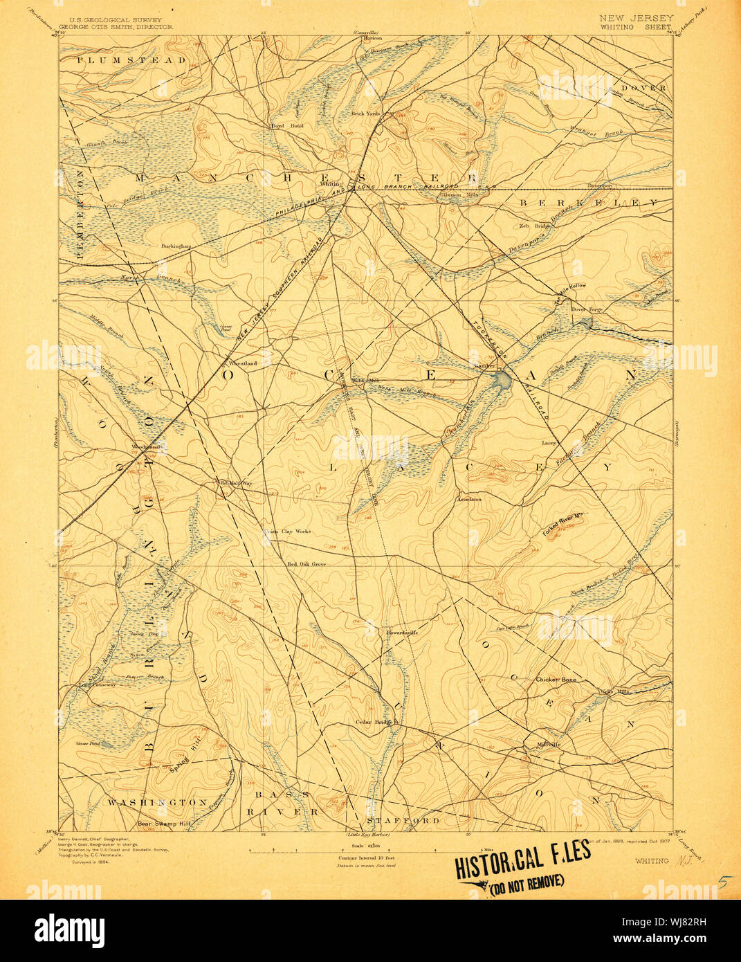 Map of whiting hires stock photography and images Alamy