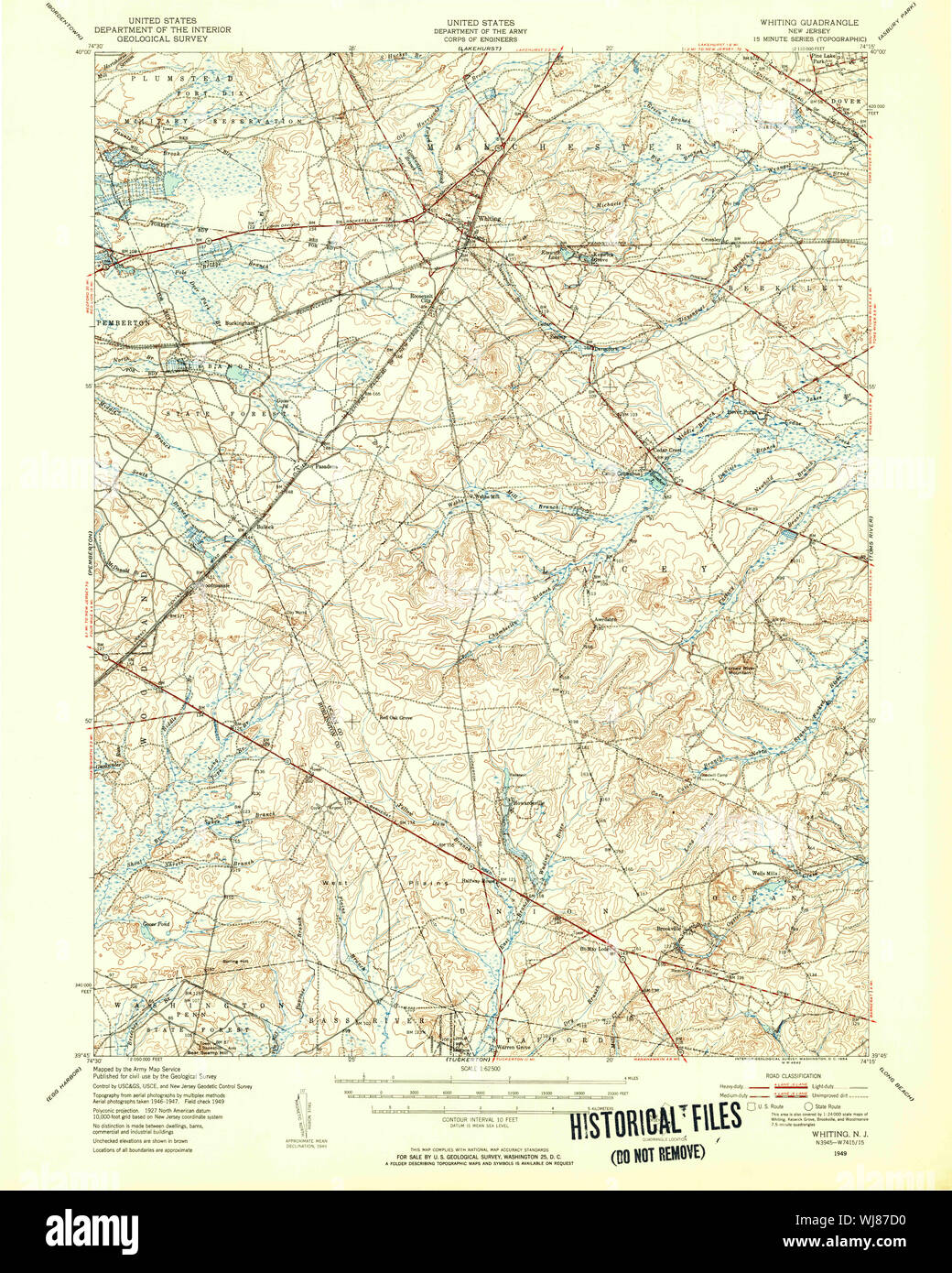 Map of whiting hires stock photography and images Alamy