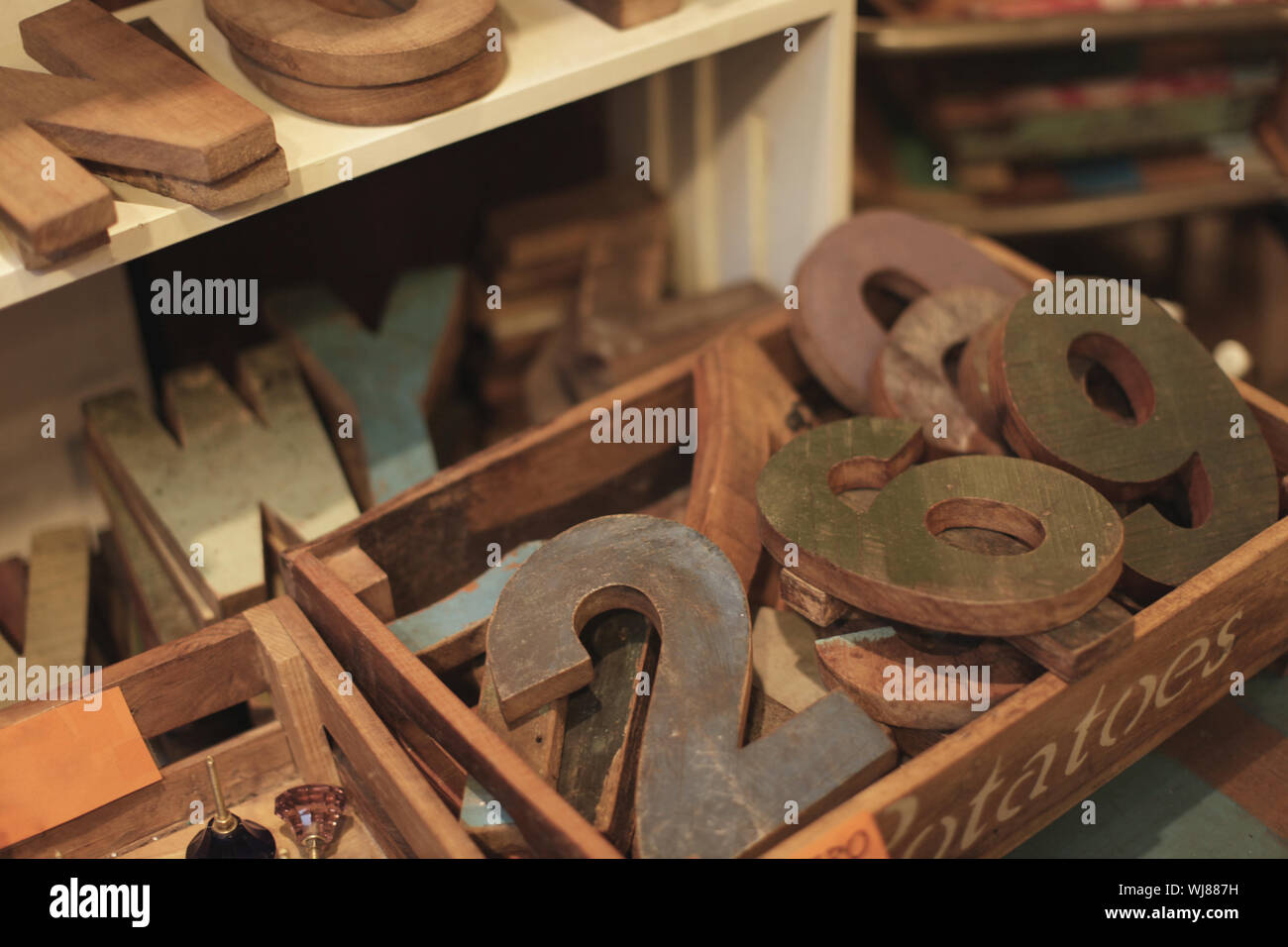 Wooden Numbers High Resolution Stock Photography and Images - Alamy
