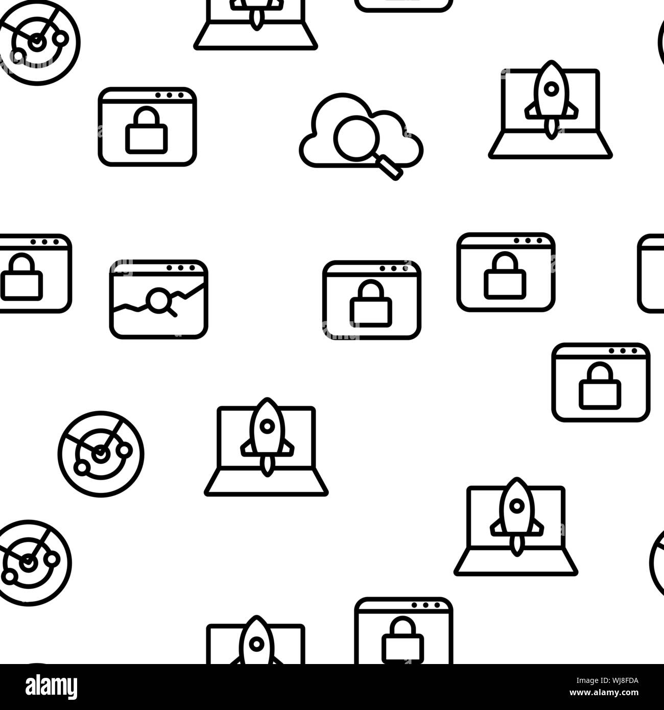 Search engine optimization linear Cut Out Stock Images Pictures Alamy