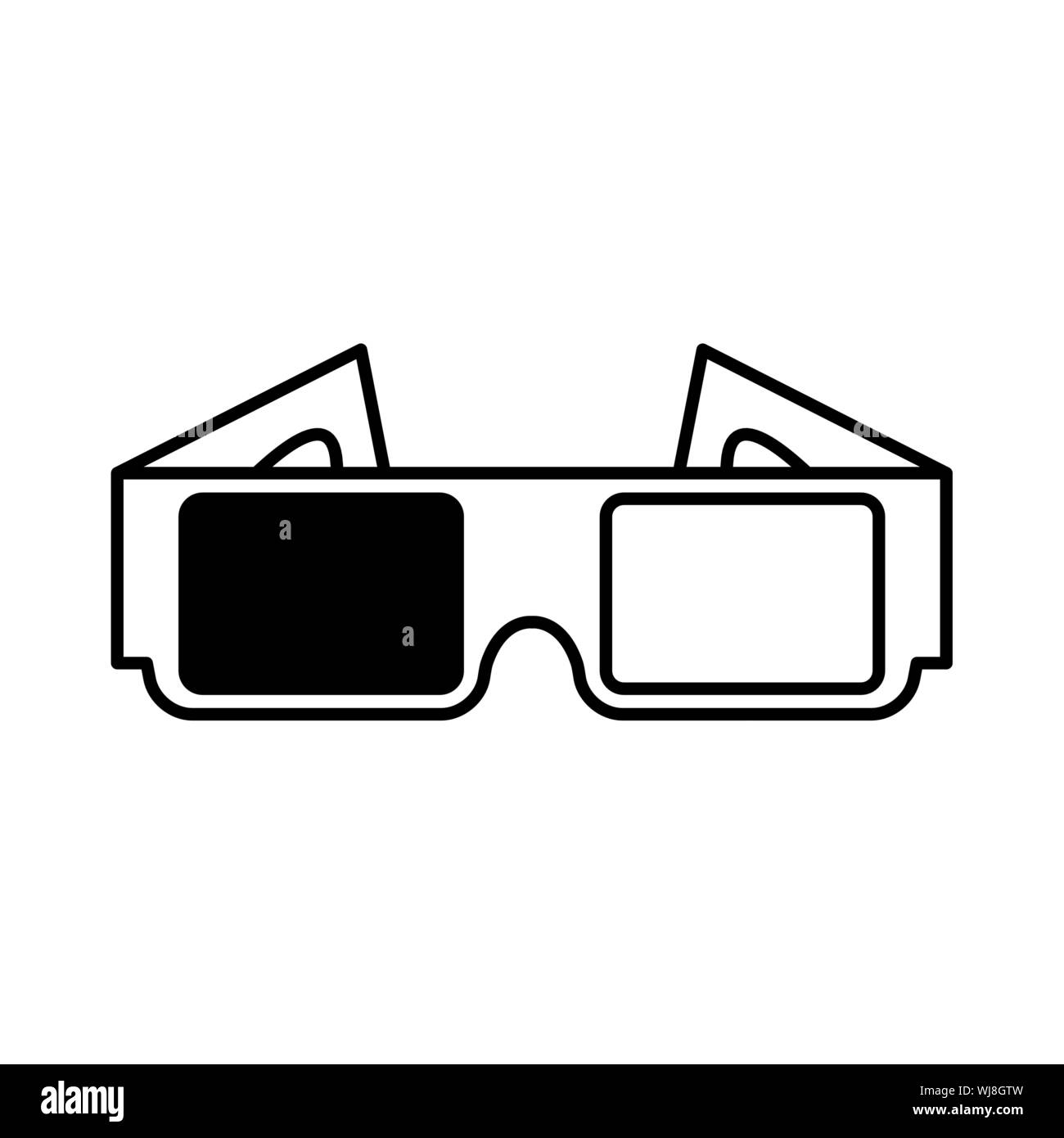 Isolated 3d glasses vector design Stock Vector Image & Art Alamy