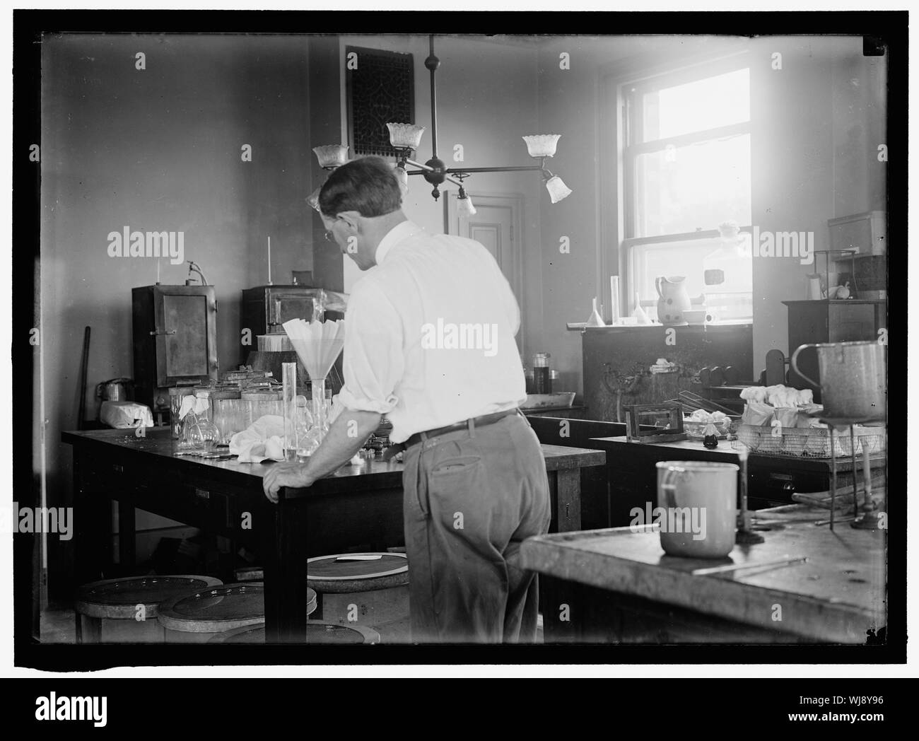 Laboratory of hygiene Black and White Stock Photos & Images - Alamy