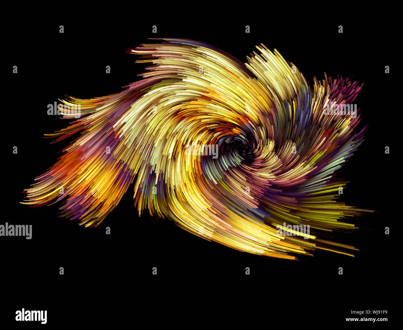 Creative Strands Interplay of vibrant strands of color on the subject of creativity and ...