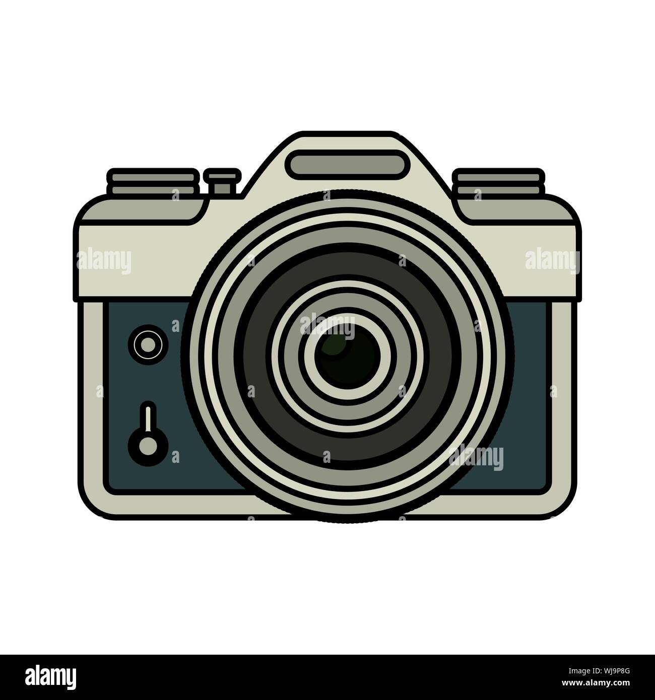 Isolated vintage camera design Stock Vector Image & Art - Alamy