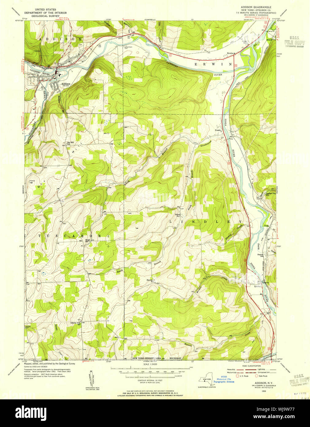 New York NY Addison 136533 1953 24000 Restoration Stock Photo Alamy