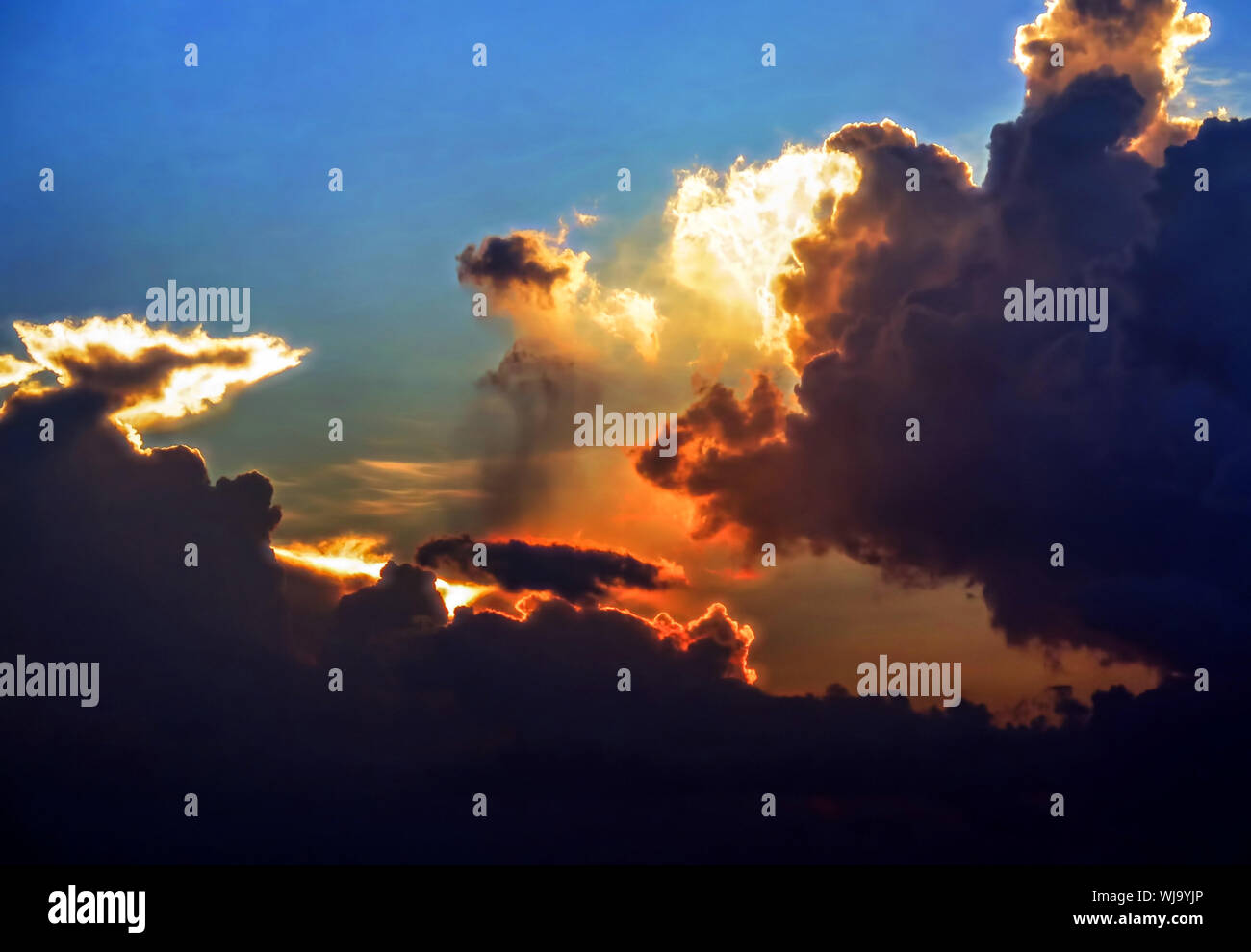 Caribbean sky Stock Photo
