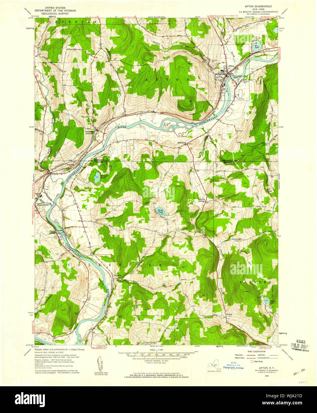 New York NY Afton 136538 1957 24000 Restoration Stock Photo Alamy