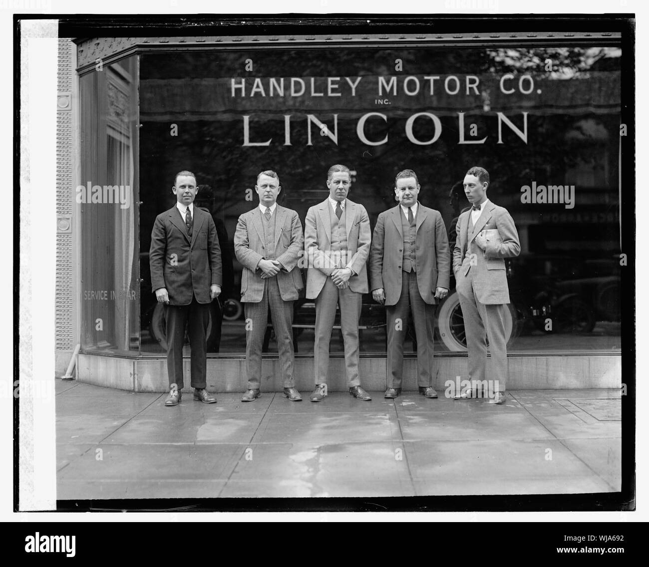 Handley Motor Co. group Stock Photo Alamy