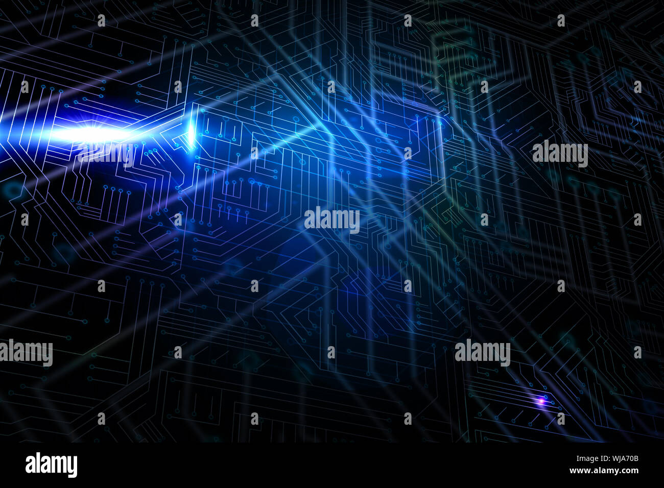 Futuristic black and blue background Stock Photo - Alamy