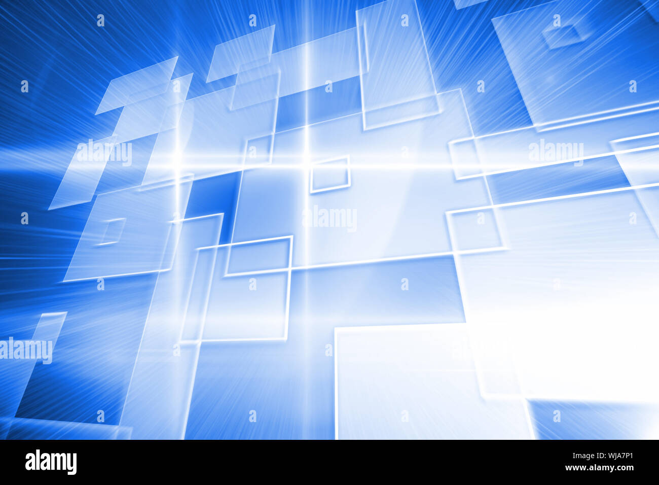 Digitally generated background with shiny squares Stock Photo - Alamy