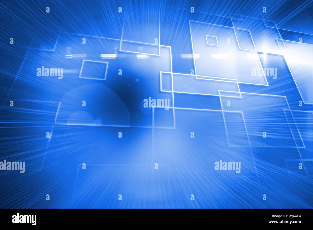 Digitally generated background with shiny squares Stock Photo - Alamy