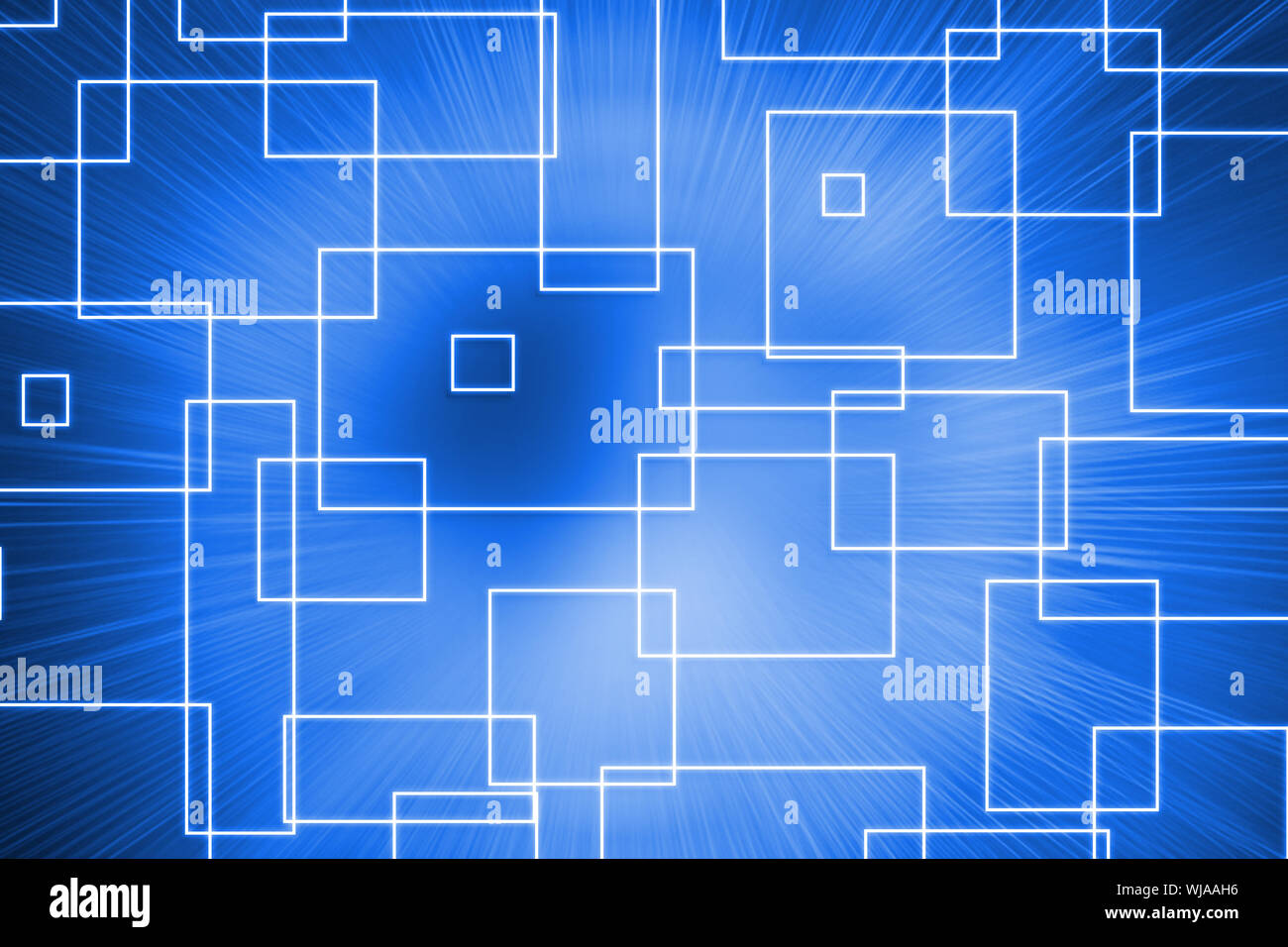 Digitally generated background with bright squares Stock Photo - Alamy