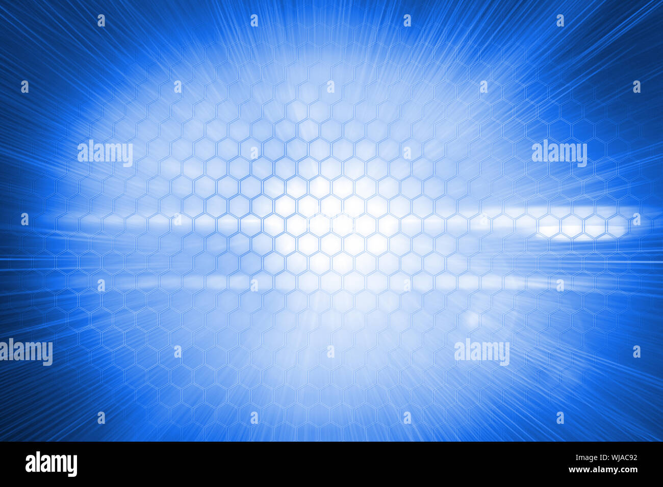 Digitally generated background with bright hexagons Stock Photo - Alamy
