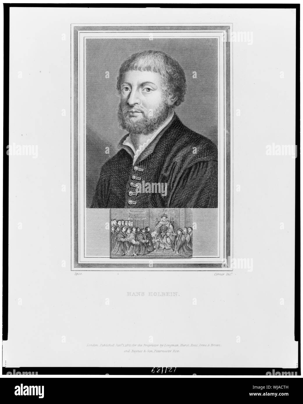 Hans Holbein / Ipse ; Corner Inct Stock Photo Alamy