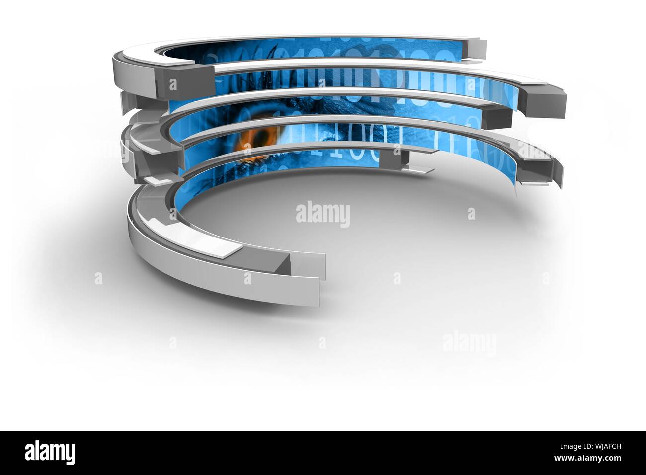 Binary shape Cut Out Stock Images & Pictures - Alamy