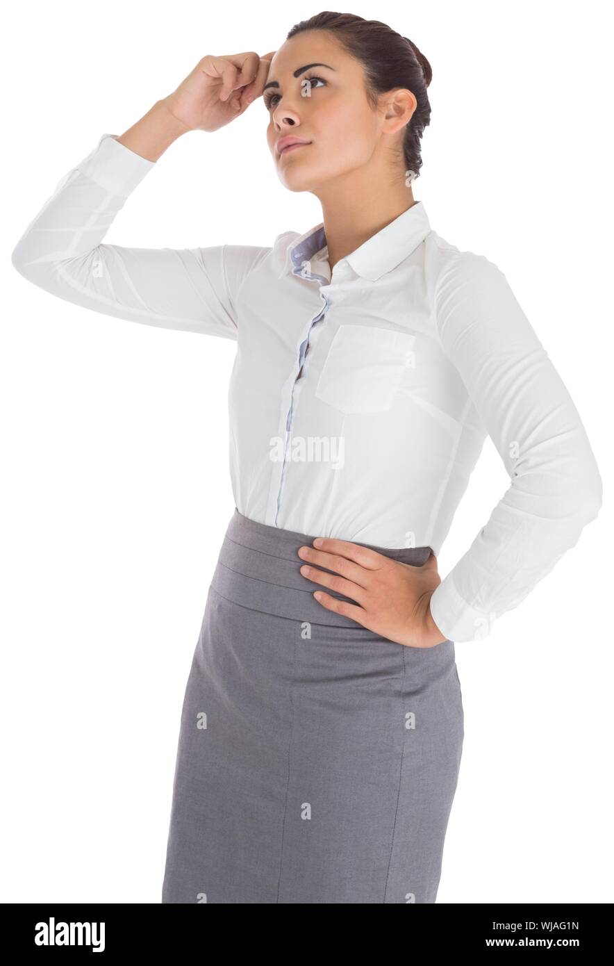 Focused businesswoman Stock Photo