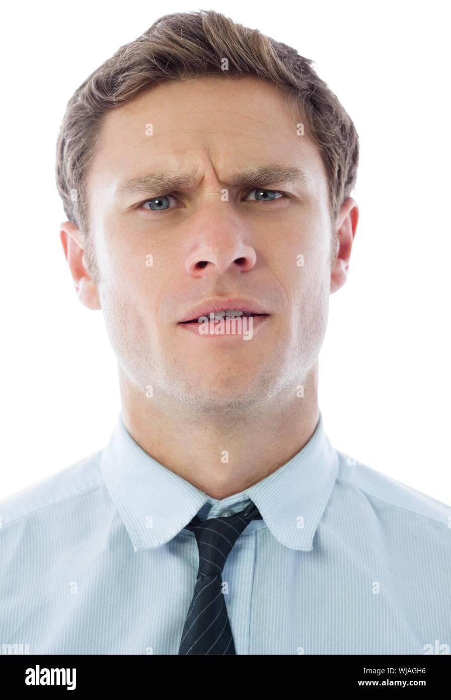Male adult confused hi-res stock photography and images - Alamy