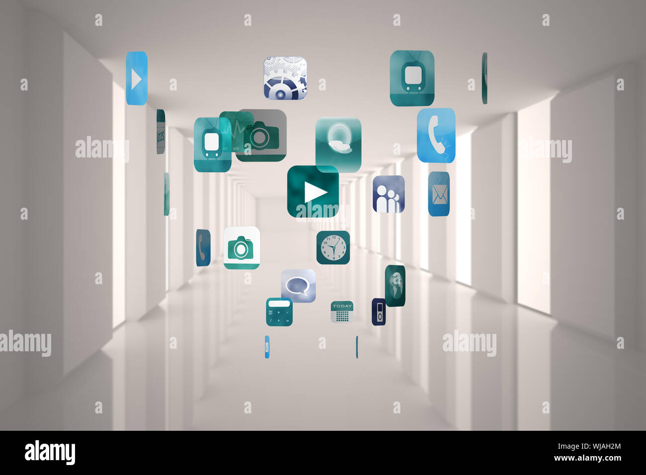 Computing application icons Stock Photo - Alamy