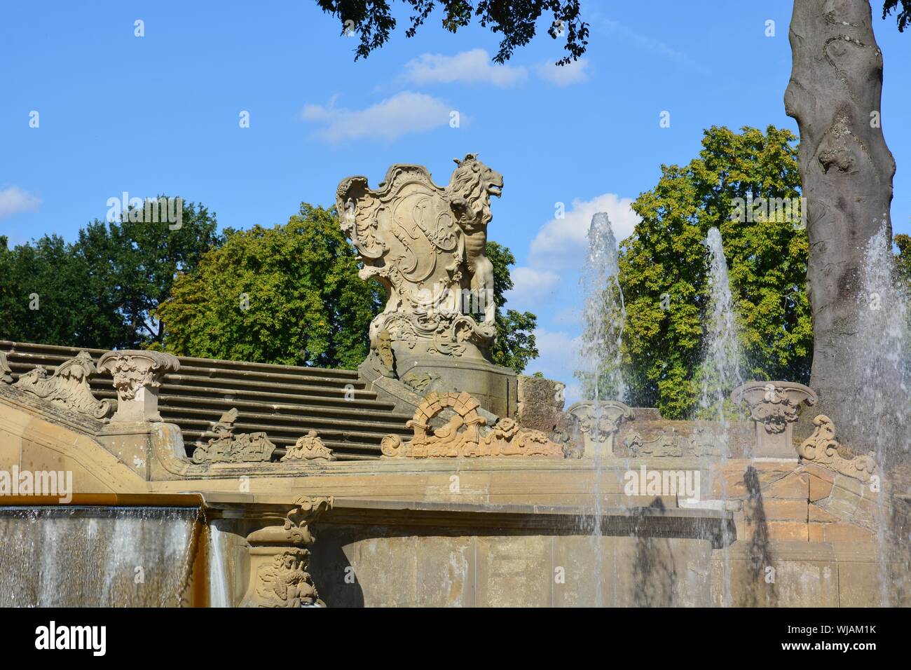 Bamberg, Germany View of the baroque SCHLOSS SEEHOF palace near the