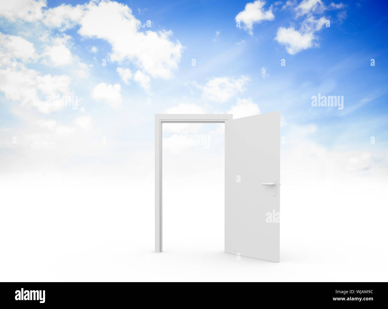 Door with sky hi-res stock photography and images - Alamy