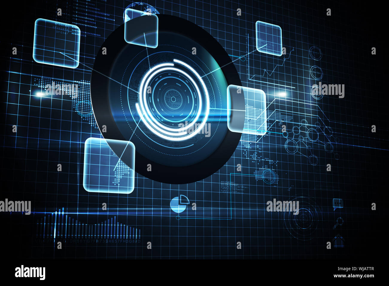Technology interface design hi-res stock photography and images - Alamy
