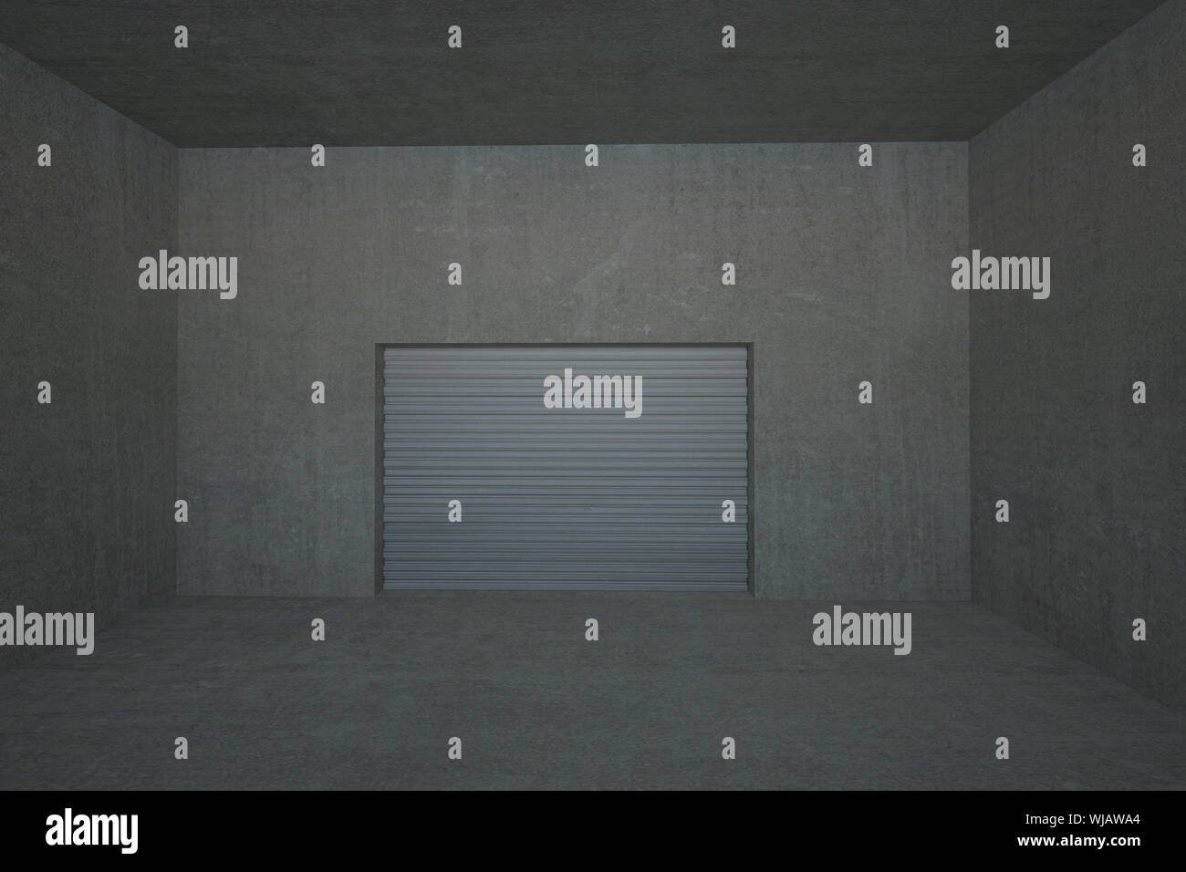 Dark grey room Stock Photo - Alamy