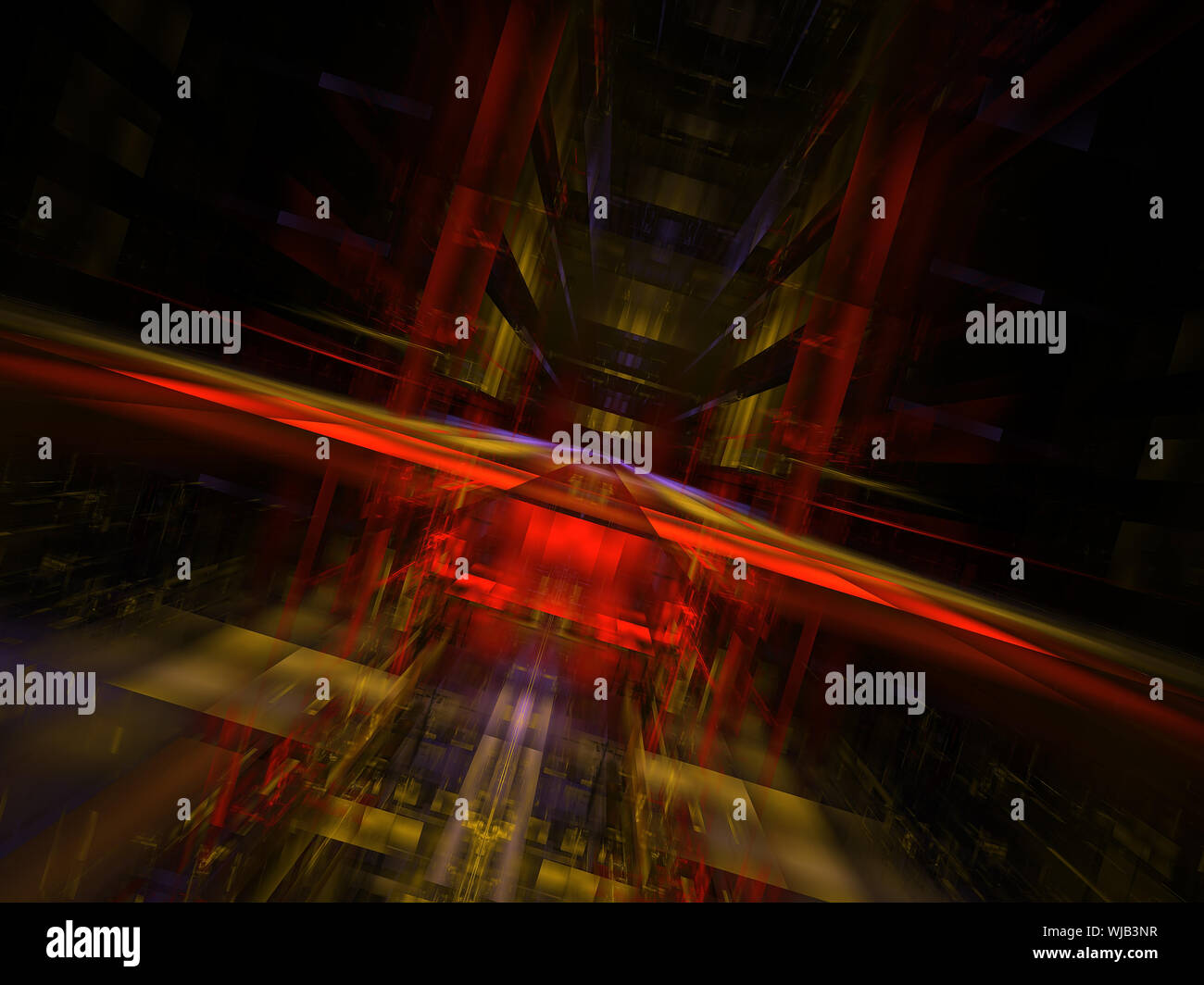 Abstract portal or hall - digitally generated image Stock Photo - Alamy