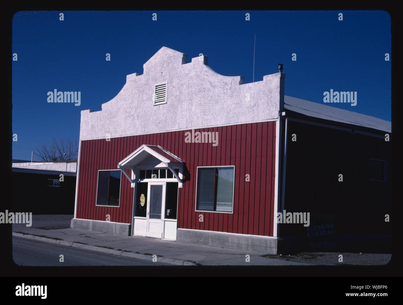Harlem Plumbing and Heating, Harlem, Montana Stock Photo Alamy